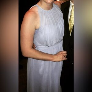 Bari Jay Periwinkle/Lavender Bridesmaid Dress